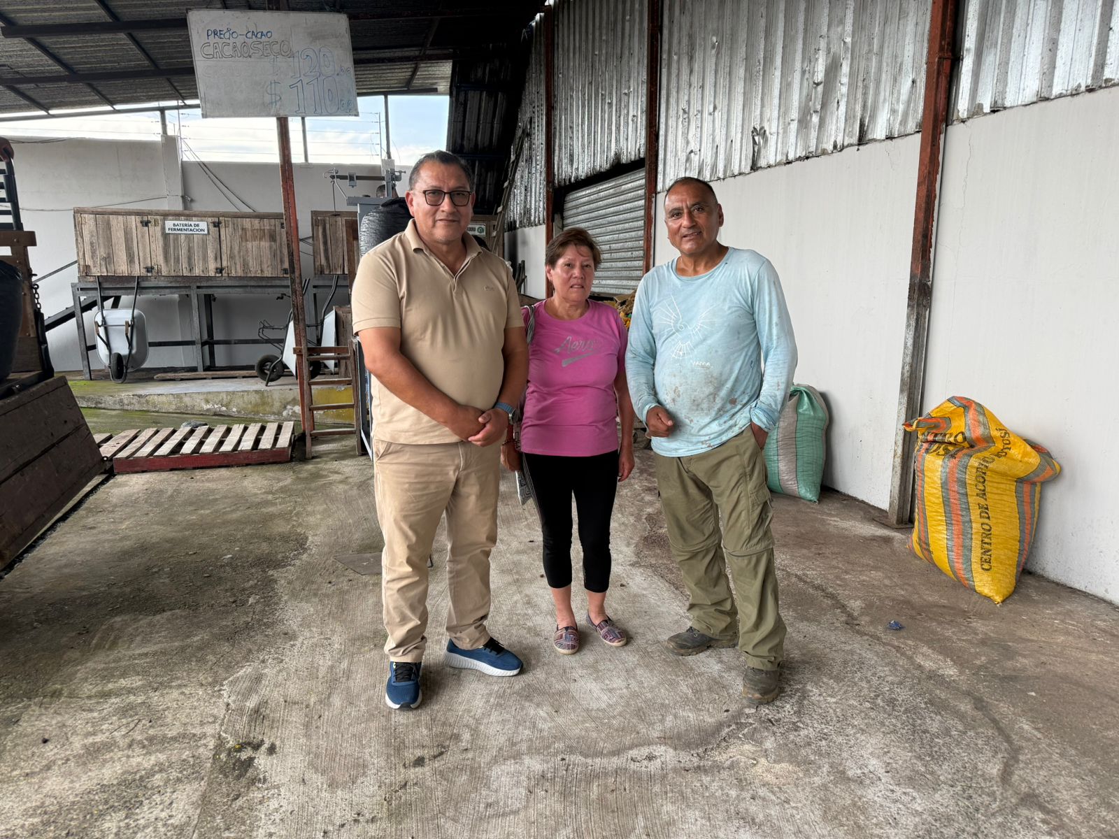 Operacion comercial de cacao